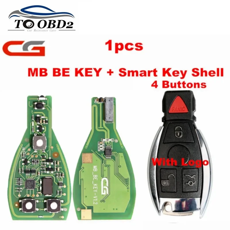 Newest CGDI MB BE Key for Mercedes for Benz CG BE Key 315MHZ / 433MHz Support all FBS3 Smart Remote Key can be reused