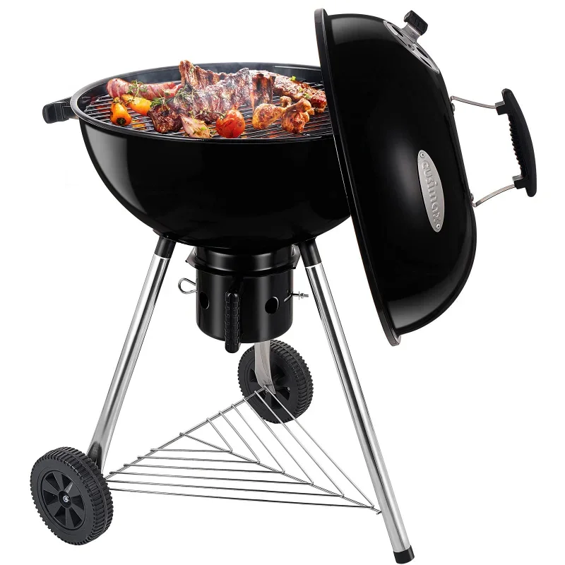 

BBQ table Charcoal Grill Portable BBQ Grill Kettle 22.5 inch, Outdoor Grills & Smokers for Patio Backyard Barbecue camping oven