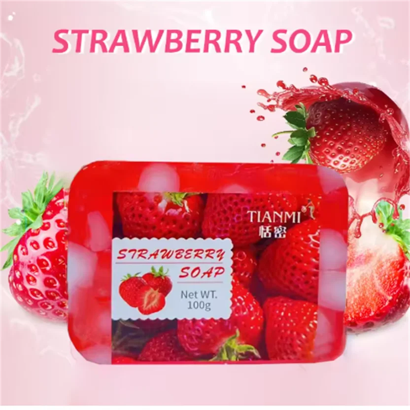 fruit jelly soap, deeply cleanses and removes makeup, bathes the whole body, moisturizes and nourishes