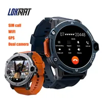 LOKMAT APPLLP 6 Pro Smart Watch with SIM, Wifi 4G Android 3G+64G Dual Camera Face Recognition GPS SOS One-Click Call Smartwatch