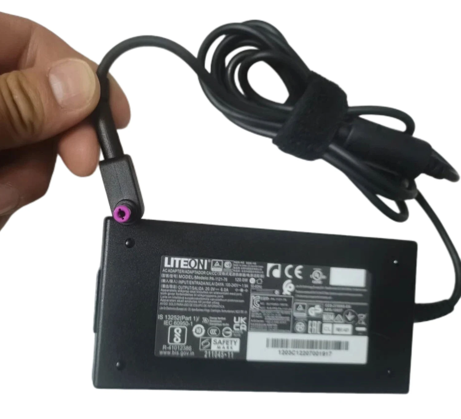 

LITEON PA-1121-76 AC Adapter Laptop Charger 20V 6A 120W 5.5x2.5mm Power Supply