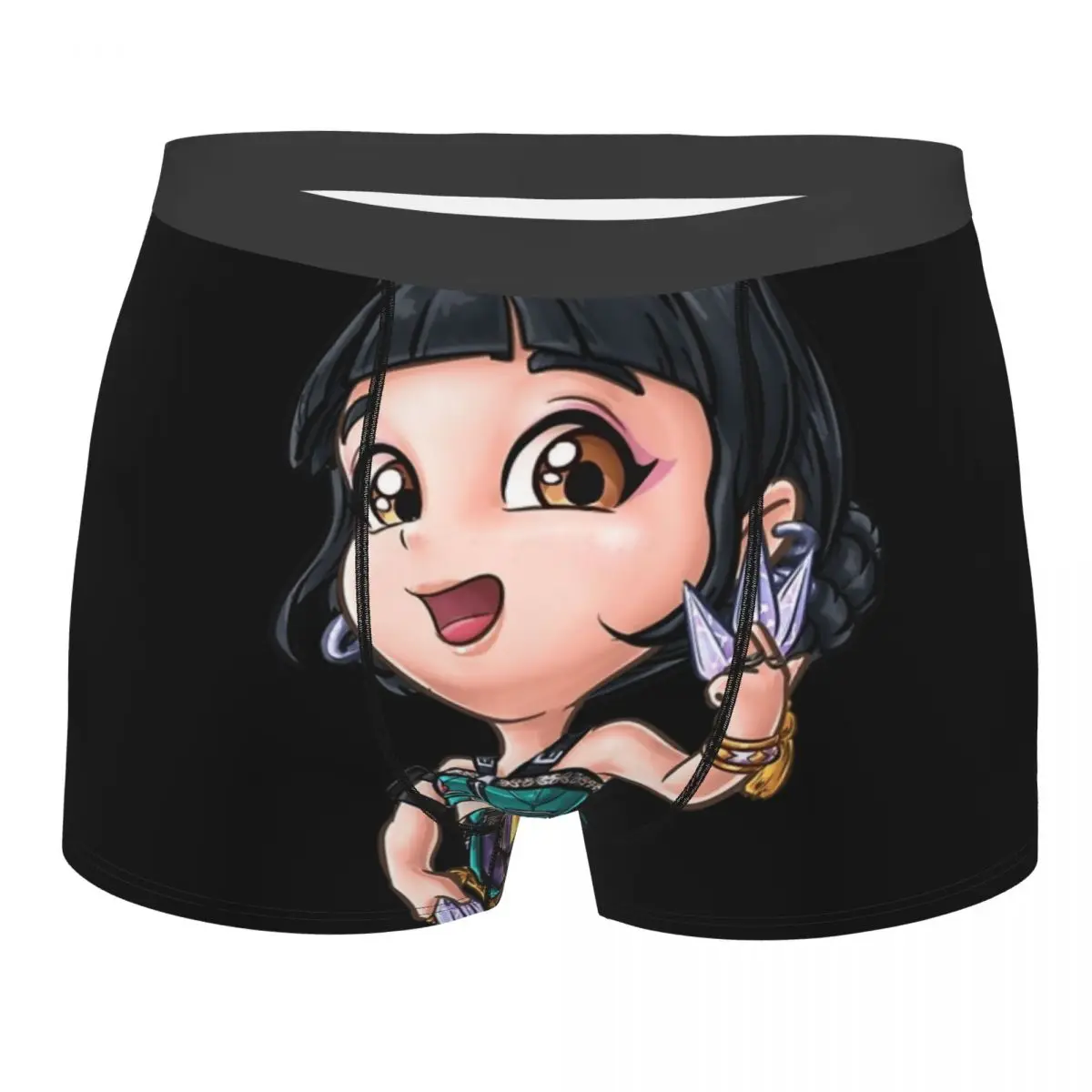 

Zoey мультяшный стиль Kpop Demon Hunters нижнее белье мужские трусы классические боксеры с принтом качественные шорты трусы размера плюс 2XL