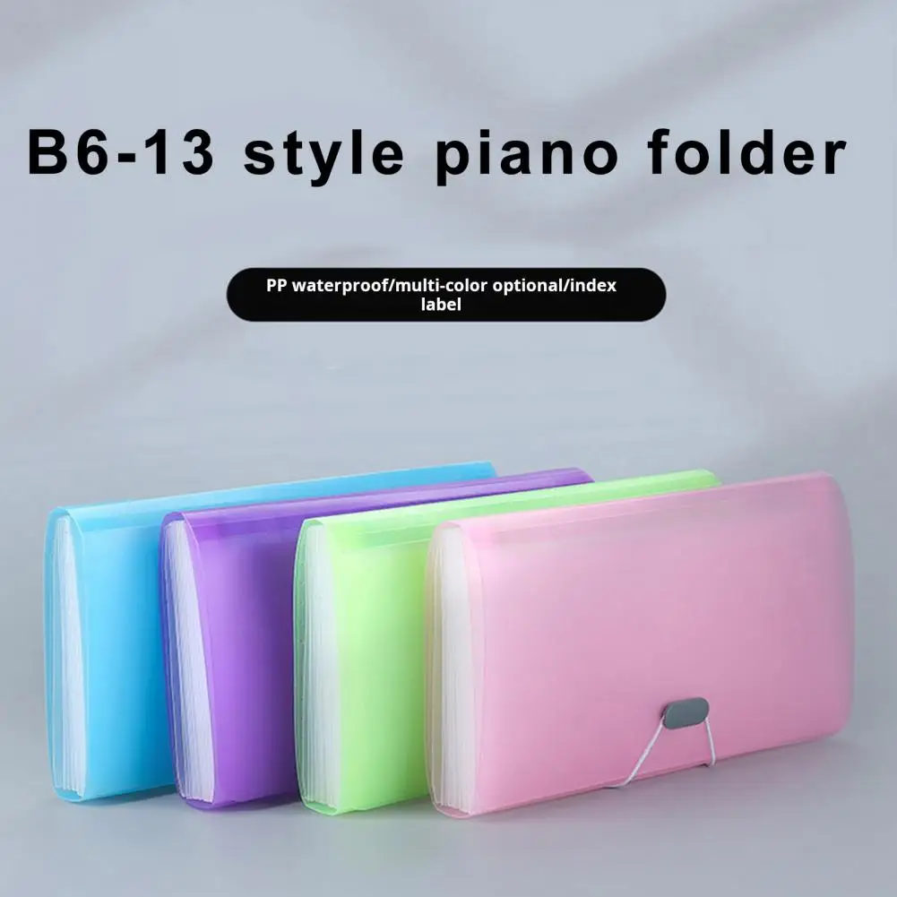 13-kieszeniowy teczka na dokumenty akordeonowe A4 w formacie Letter papierowy uchwyt na dokumenty wodoodporny, rozkładany organizer na dokumenty szkolne artykuły biurowe
