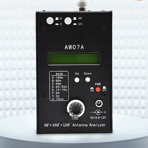 HF/VHF/UHF AW07A 1,5–470 MHZ 160 M HF+UV-spektrumanalysatorer med 1,0 till 9,99 SWR-multibandsantennanalysator SWR-antennanalysator 10 best sales antennanalysator - №9