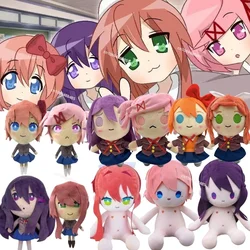 Anime 20/25/40cm Heartbeat Literary Club Plush Toys Anime Cosplay Monika Fumo Stuffed Doll Sayori Yuri Stuffed Pillow Doll Gifts