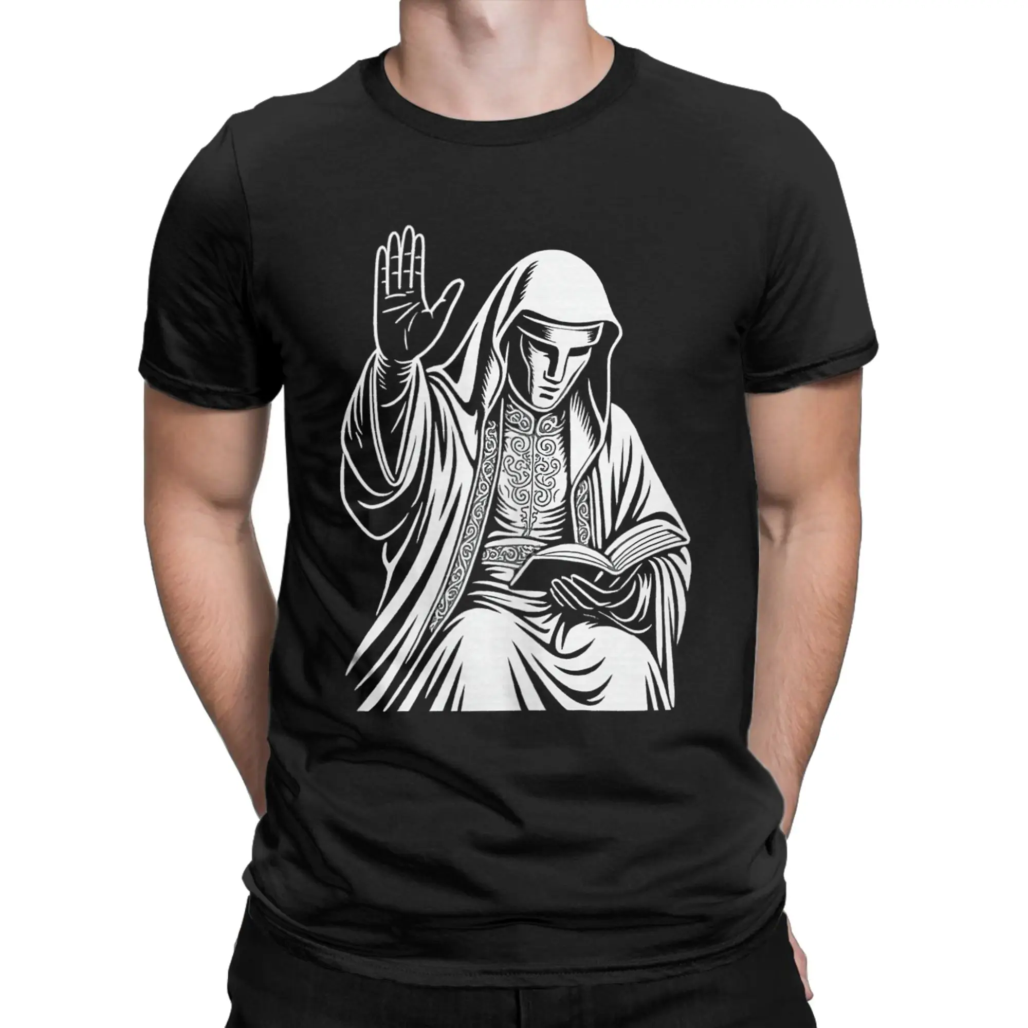 Funny Royal Greeting King Baldwin IV Jerusalem Meme T-Shirts for Men Round Neck Cotton T Shirt  Short Sleeve Tees Present Tops