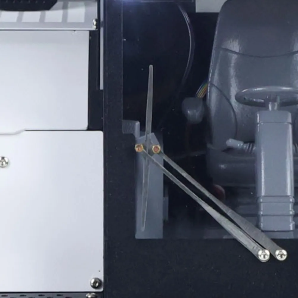 

US Sale Metal 1/14 RC Hydraulic Crawler Dump Truck T14R Radio Controlled Tracked Tipper RTR Construction Vehicle ST8 Light Sound