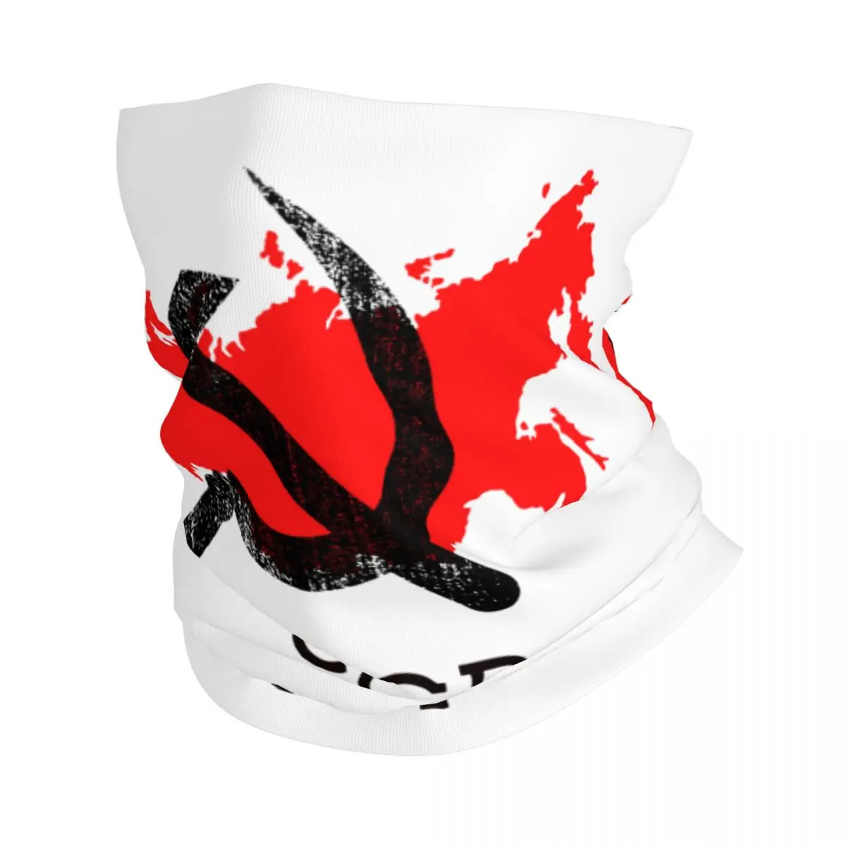 

USSR CCCP Flag Bandana Neck Gaiter Printed Russia Army Military Magic Scarf Cycling Scarf Riding for Men Women Adult Windproof