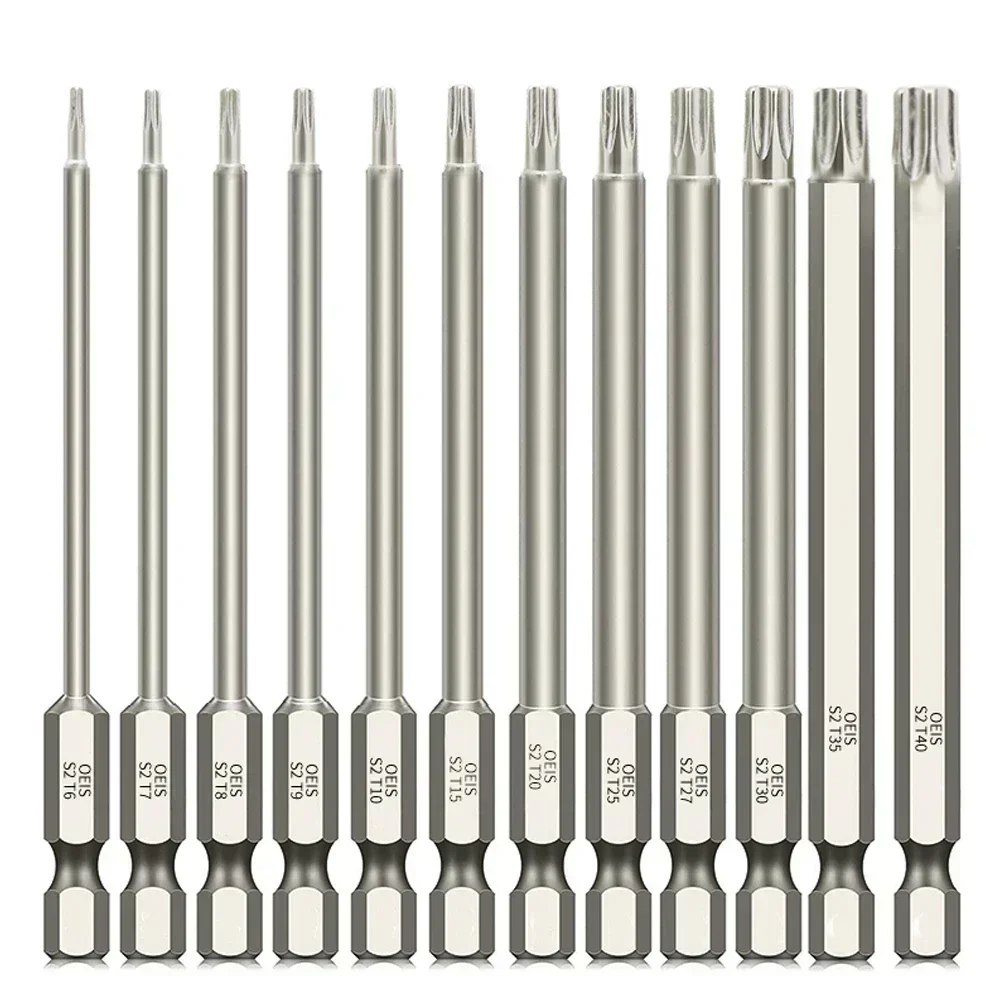 

1pc 100mm Length Torx Screwdriver Bit Alloy Steel Screw Driver Bits 1/4 Inch Hex Shank Driver Bits Torx Screw Driver Hand Tools