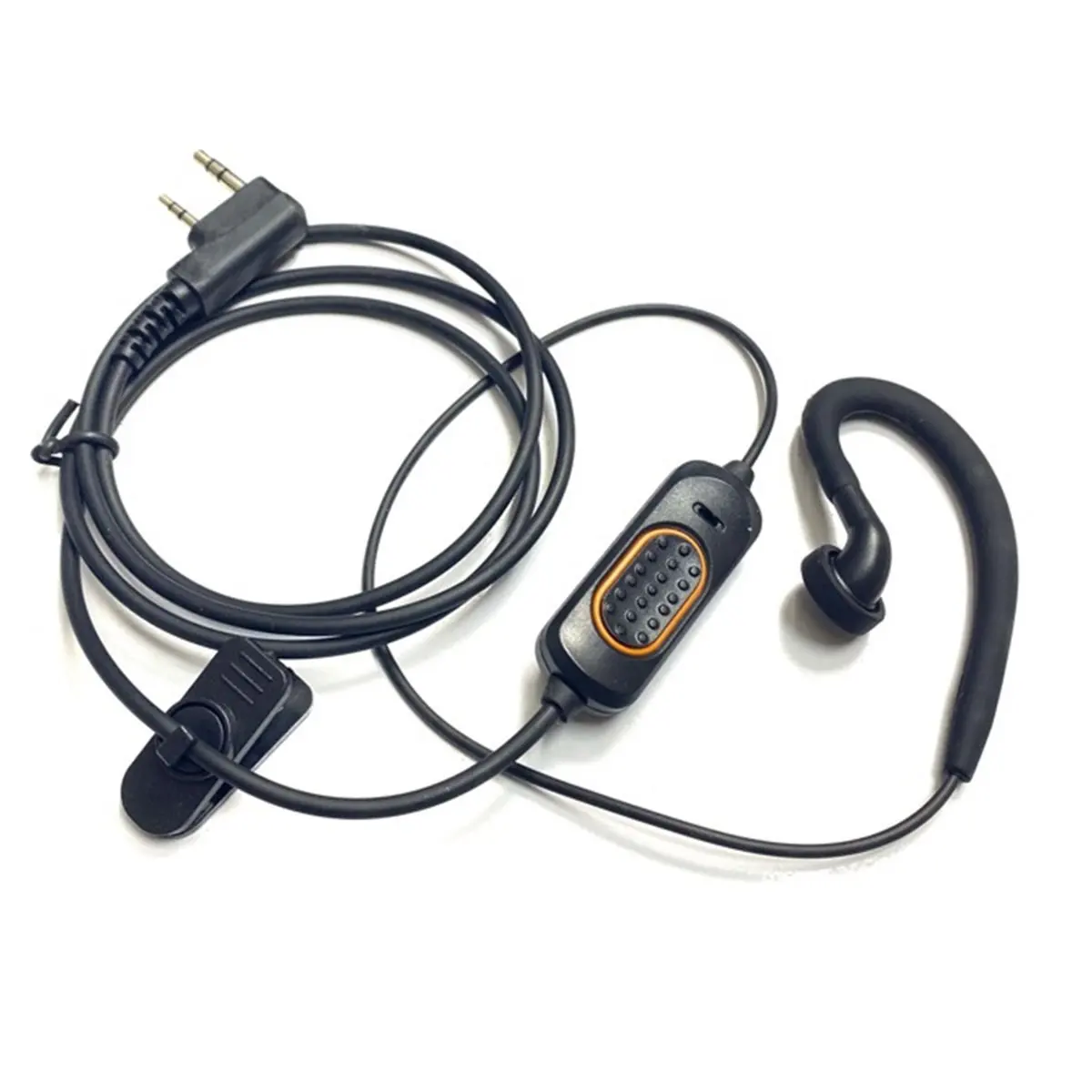 TRENDY STYLE~For -888S UV5R 2 Pin Earphone Silicone Material Walkie-Talkie Headset Wired Two Way Radio Earpiece Earphone