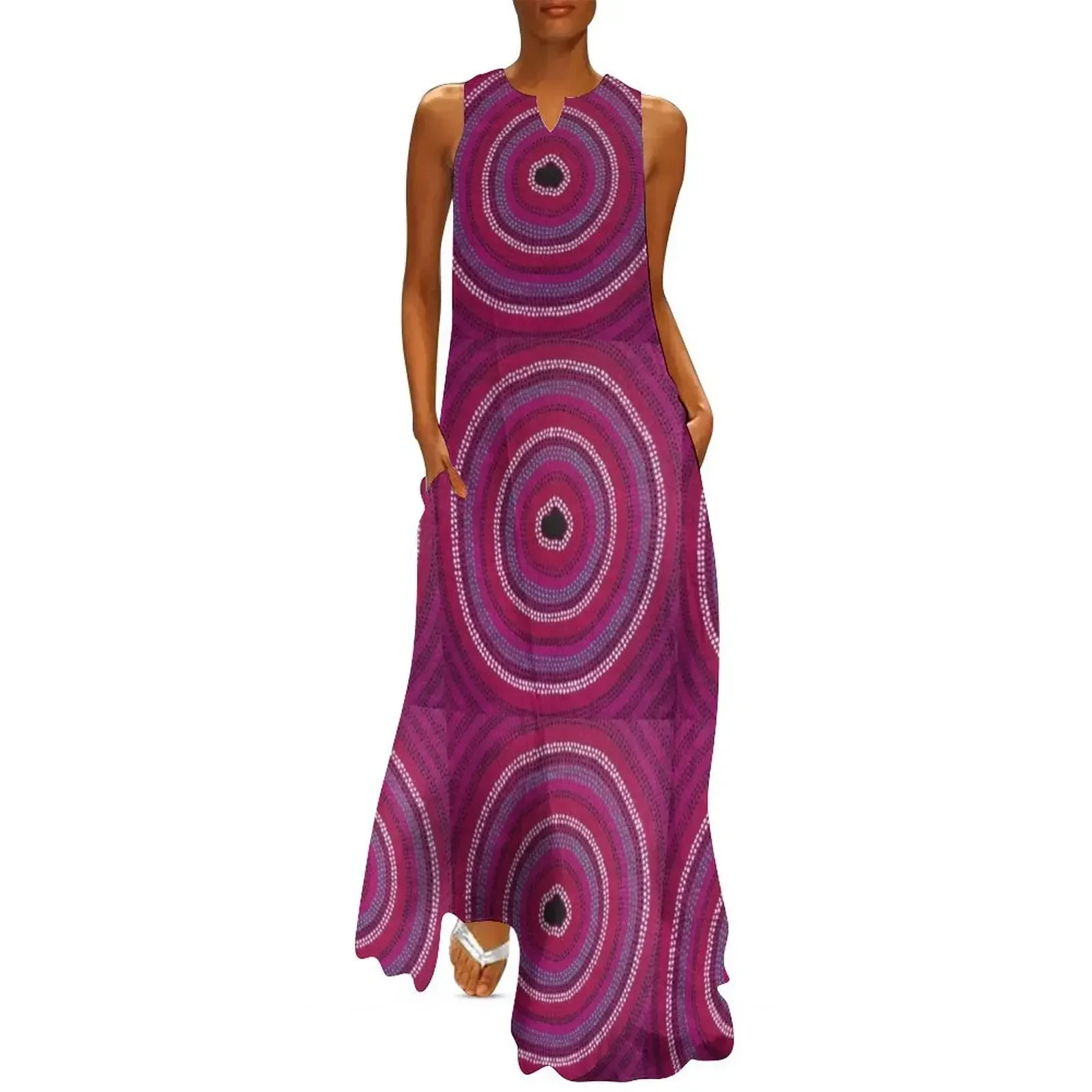 

Secret Waterhole (Pink) Long Dress evening dress woman women dress woman women's clothing summer 2025 novelties