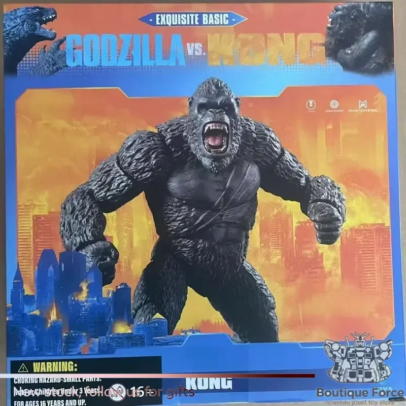 

HIYA Godzilla Vs Kong The New Empire Kong Action Figure Collectible Toy Model for Adults Kids Official Licensed Brand IP