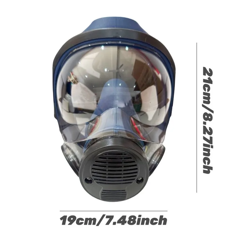 Reusable Respirator Gas Mask Anti-Fog Anti-Toxic Full Face Mask With Filter Gas/Dust-Proof Spray Paint Chemical Farming Protect