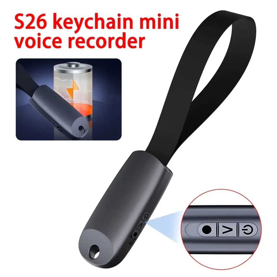

Mini Portable Digital Voice Recorder, 35 Hour Continuous Voice Activated Recording With Noise Reduction, 30Day Standby Time