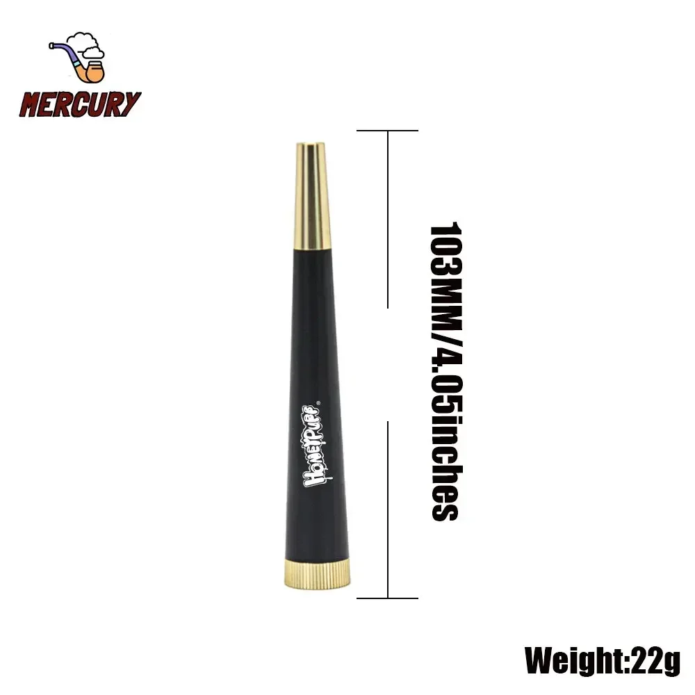 MERCURY Dry Burning Grass Smoking Pipe Removable Metal Cone Tobacco Herb Pipes with Activated Carbon Filter Smoke Tools Gadgets