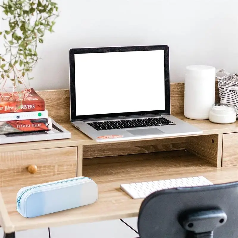 防水シリコンペンシルポーチ,ペンケース,大型収納バッグ,学校,事務用品,大容量