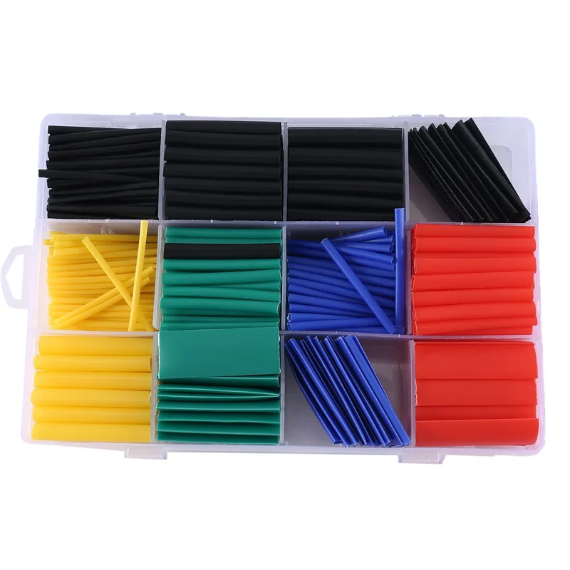 AAAC-2 Sets 530 stuks beschermhoes isolatie krimpkous boxed krimpkous buis