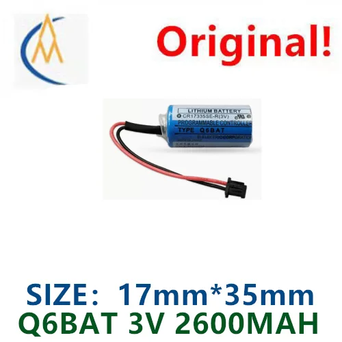 

buy more will cheap New CR17335SE-R 3V Q6BAT Battery Q series servo PLC lithium battery GT15-BAT 2600MAH