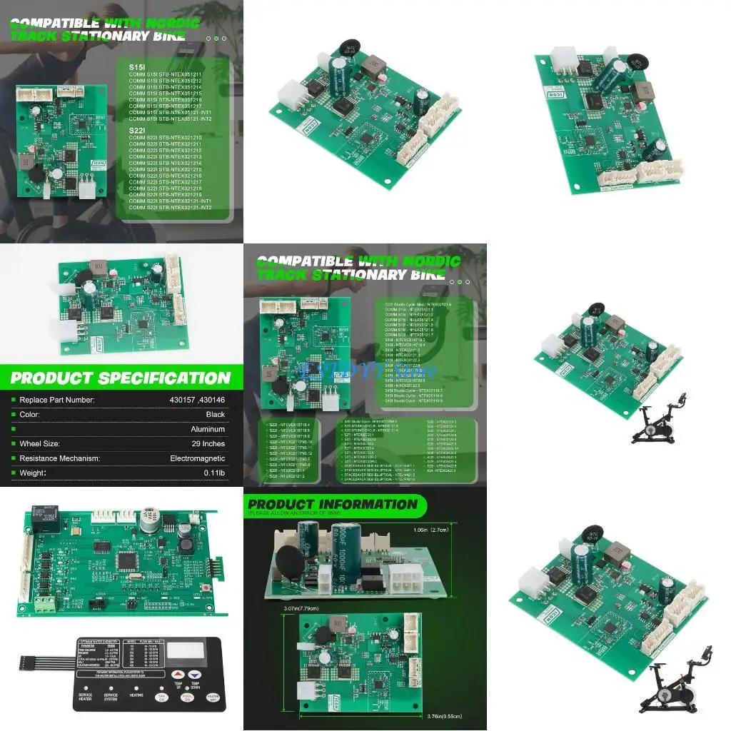 

G6DE 430146 Motor Control Board for Exercise Bike Replacement Component Enduring