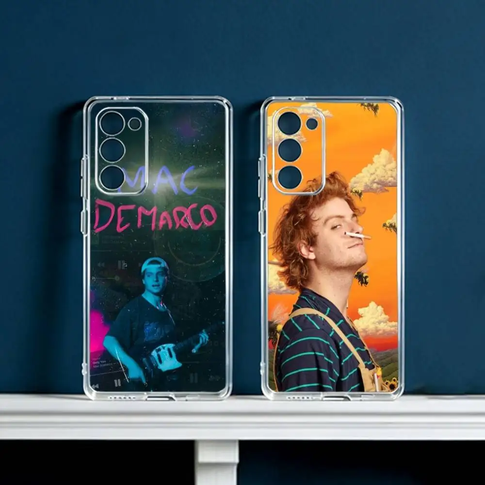 Mac D-DeMarco Singer  Phone Case For Samsung Galaxy S24 S25 S23 S22 S21 Plus S24 S25 Transparent Cover Case