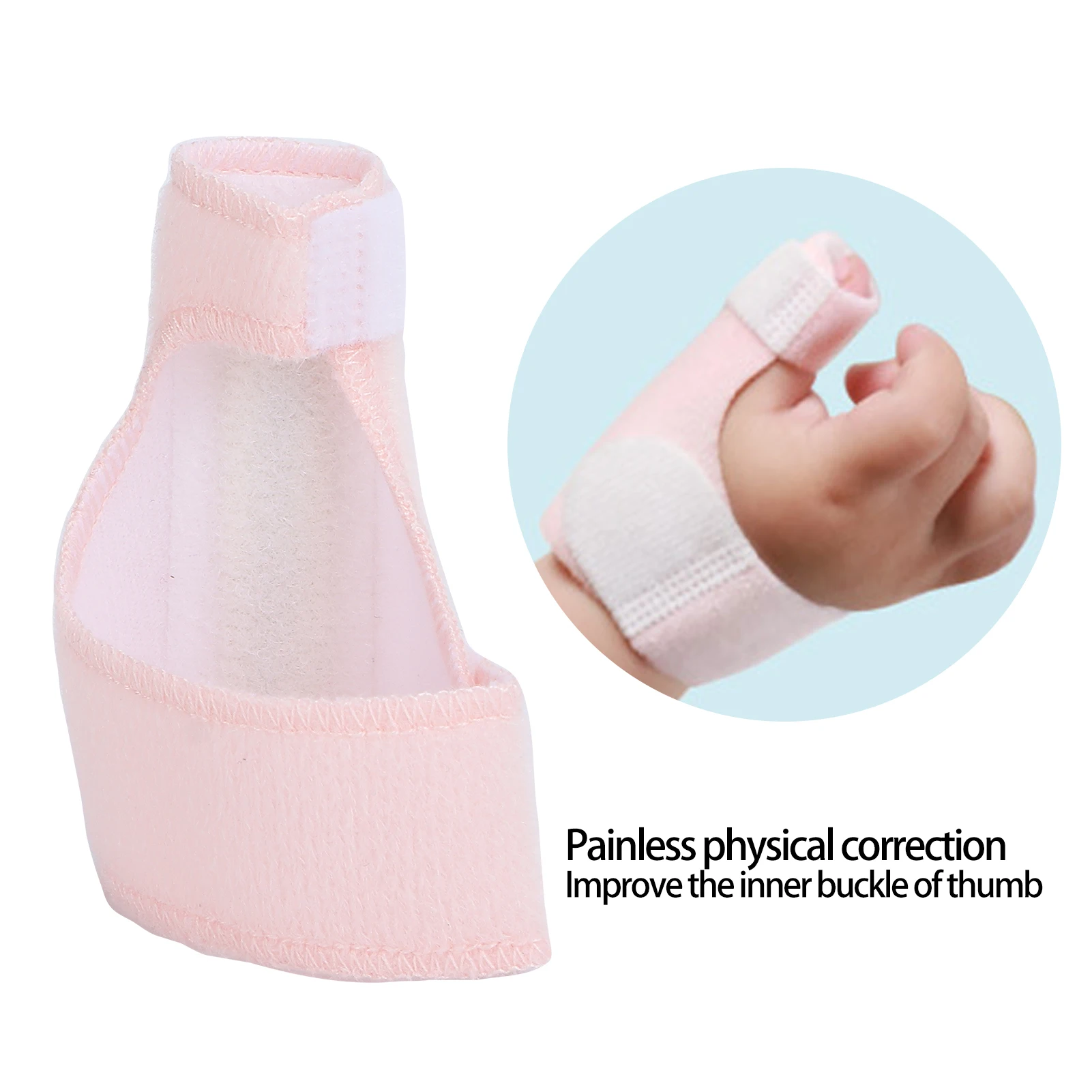 Professional Baby Thumb Brace Sprain Fracture Fixation Infant Childrens Finger Thumb Support Breathable Thumb Splint Stabilizer