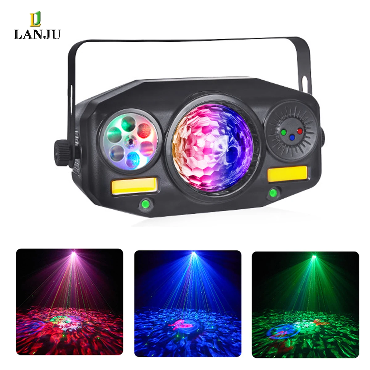 

40W FullColor LED Water Ripple Proyector Light Bar Party Home Decoration Lights Disco DJ DMX show Room Decor Stage audience Lamp