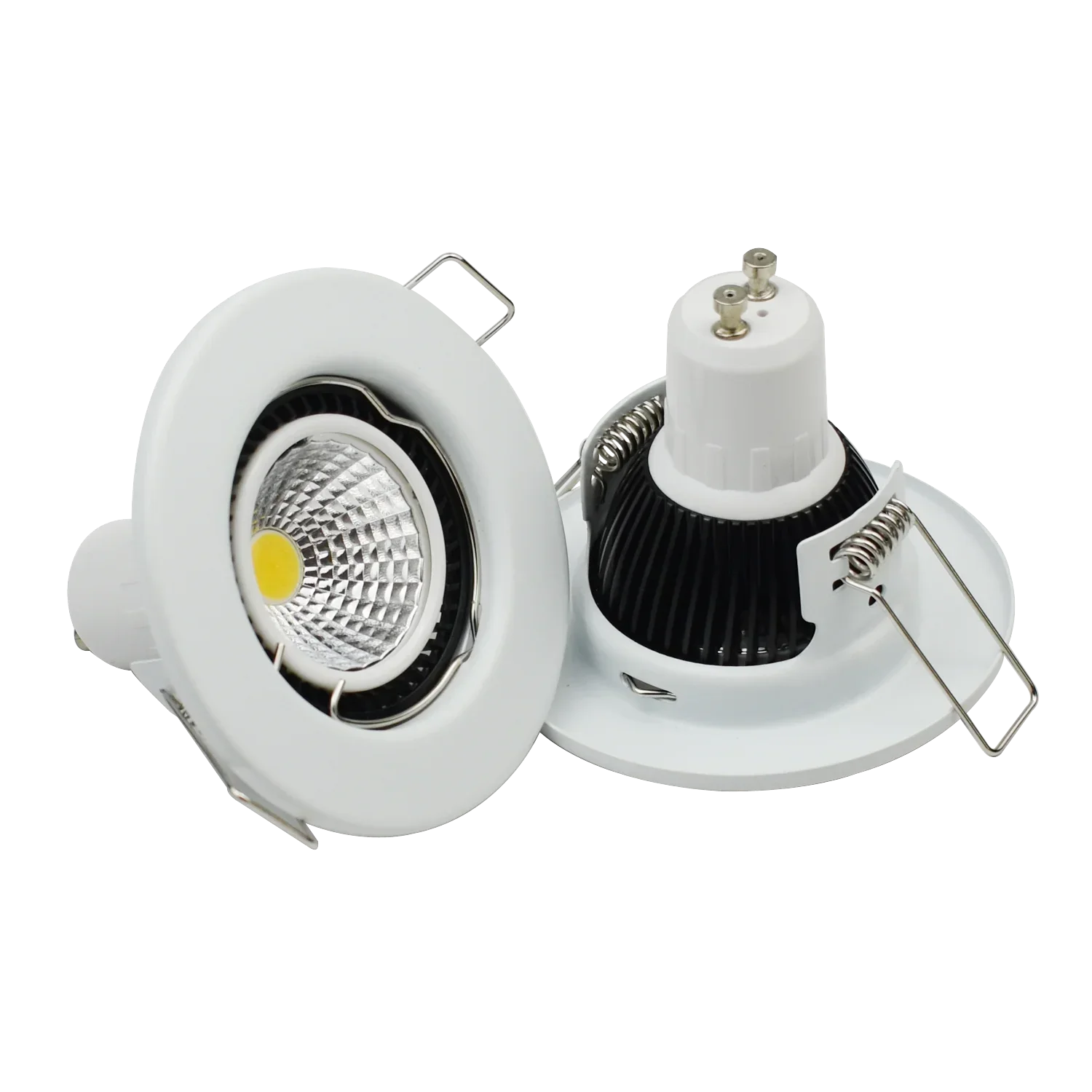 10pcs Adjustable Light Source Spotlight Downlight Frame Bracket Shell With MR16 GU10 Holder