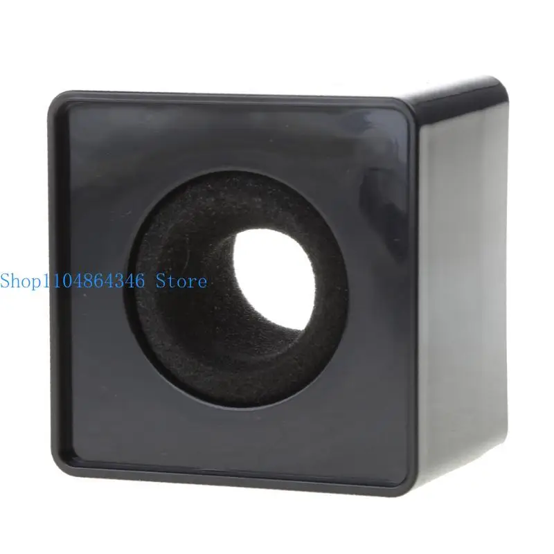 652F Microphone Logos Flag Mic Station Cube Square Box ABS Props Logos Flags Portable Shaped Holder