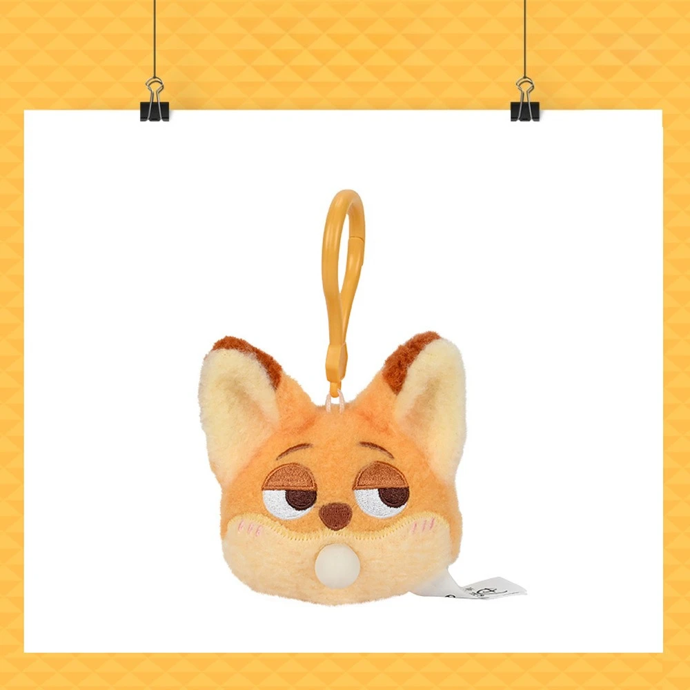 Boneca de pelúcia bonito judith nick cidade leopardo oficial chaveiro de pelúcia diy saco mochila pendurado acessórios pingente dar presentes de aniversário