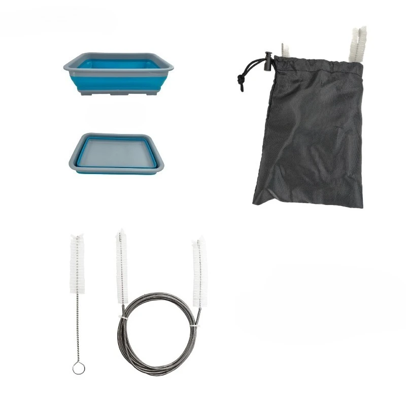 

Cleaning Kit Hose for CPAP Hanger Dryer with Wire Brush Collapsible Wash Basin