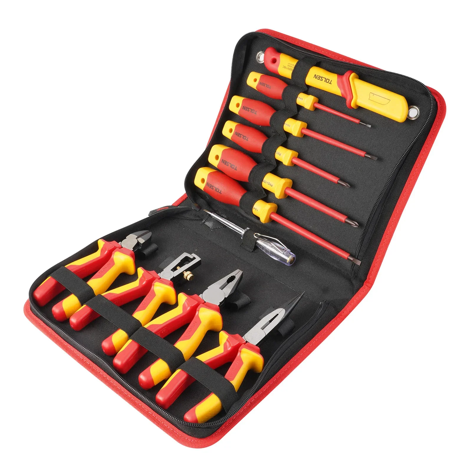 # Hot For TOLSEN V83411 GS 11pcs VDE 1000v Insulated Wrench Hand Tools Set
