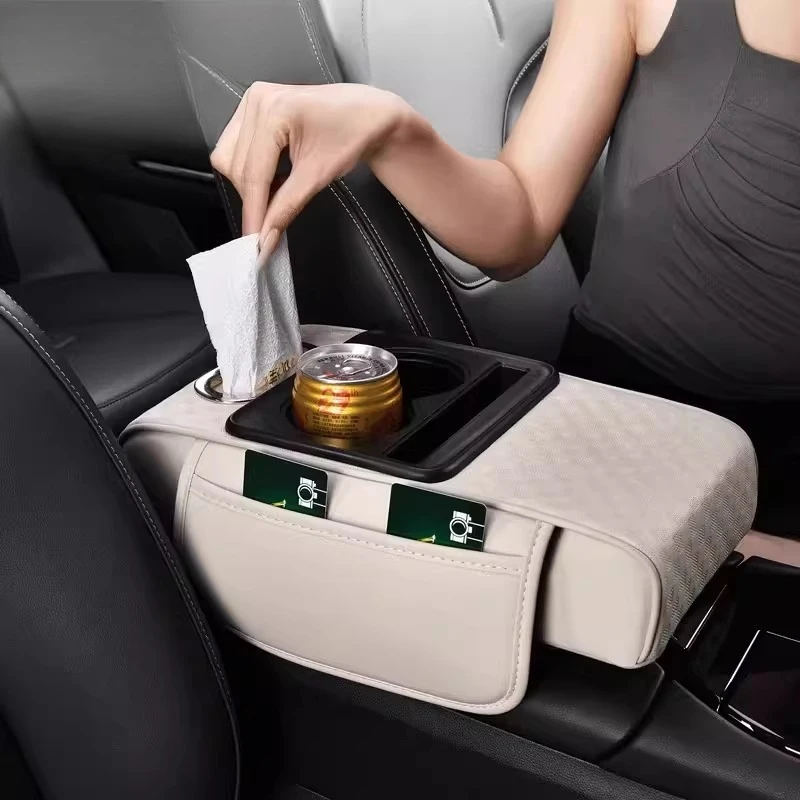 Car Armrest Tissue Box for Nissan Qashqai X-Trail Sylphy Patrol Murano Kicks, Center Console Napkin Holder