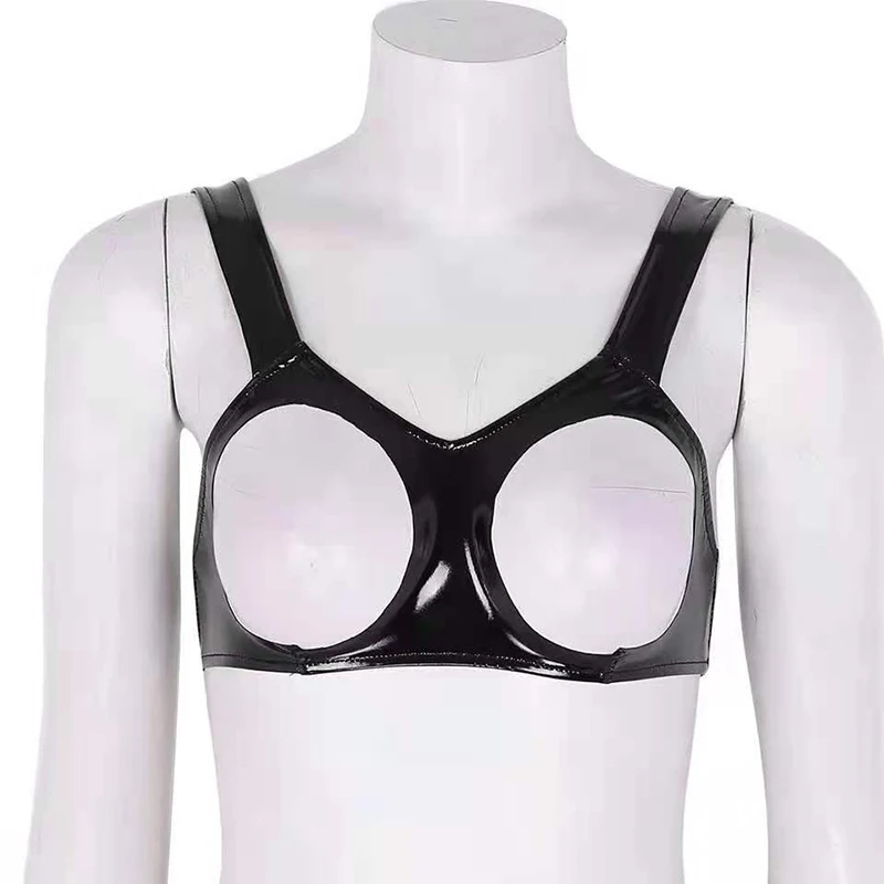 Lingerie sexy Body in lattice Corpo in pelle Costume sessuale Pagliaccetti Reggiseno da donna Orsacchiotti Biancheria intima sexy Fasciatura Abito erotico senza schienale