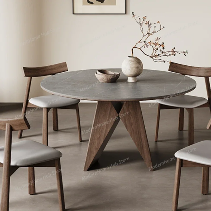 Dining Table Kitchen Luxury Elegant Tables Service Sedentary Round Chairs Reception Rectangular Designer Mesa Comedor Coffee