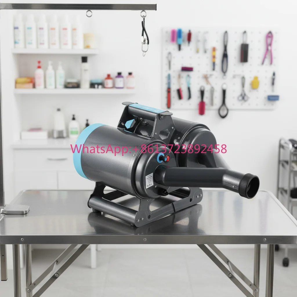 EUR PET Factory Price Sales Large Dog Hair Dryer Double Motor Variable Speed Grooming Equipment Fur Cleaning Dog Dryer