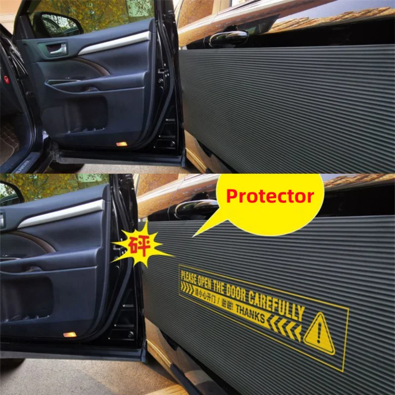 Ultra-long / Thickening Magnetic Car Door Protector Stickers Body Anti Scratch Protection Pad Aluminum Iron Door Protector Strip