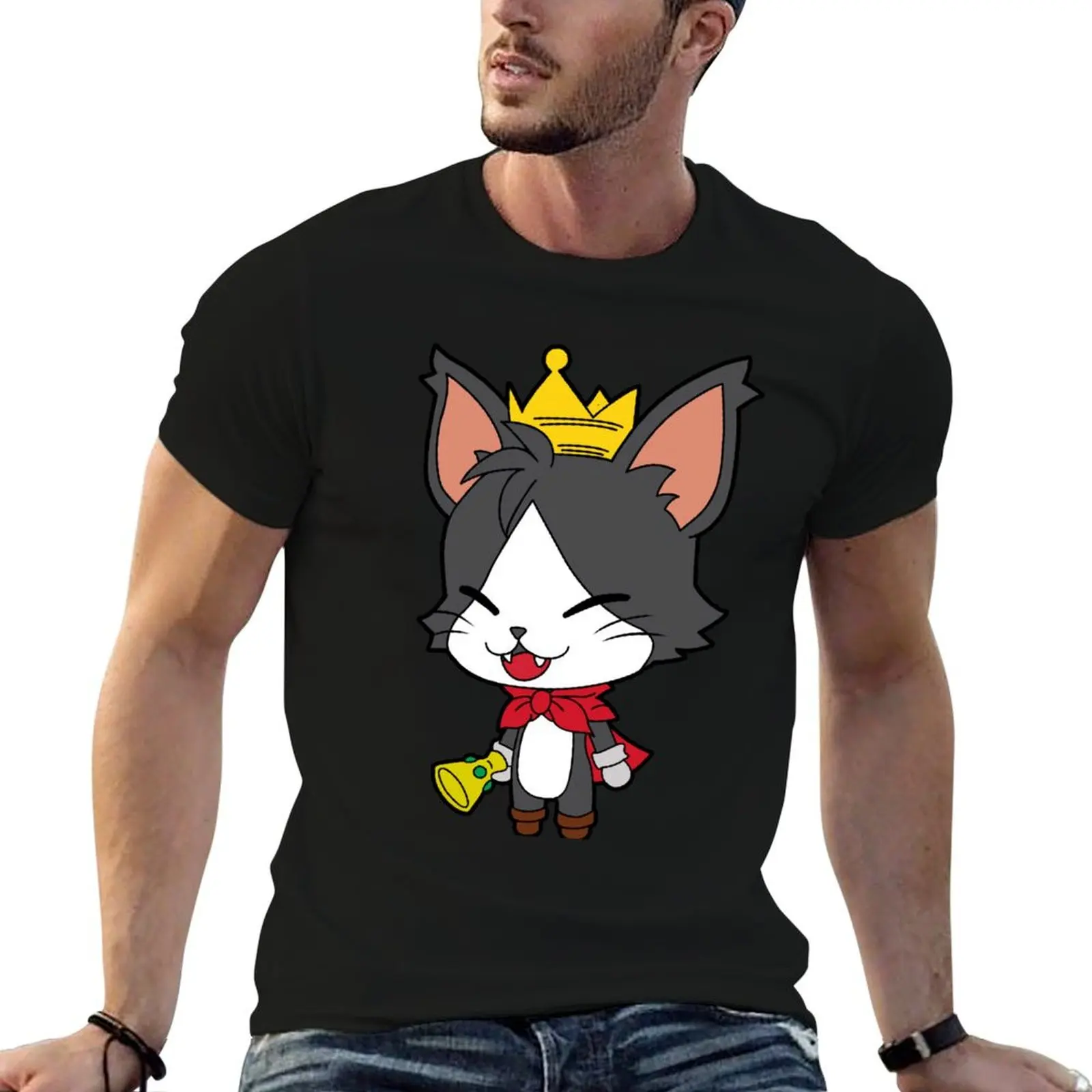 

Cute Cait Sith T-Shirt man t shirt designer t shirts for man graphic vintage T-Shirt
