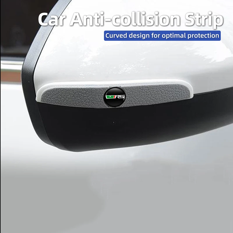 

Rubber Car Side Protection Strip Anti-scratch Strip Sticker Accessories For Skoda VRS Octavia Superb Rapid Kodiaq Karoq Fabia