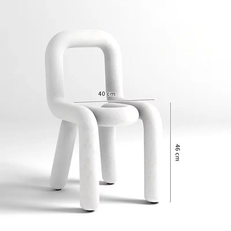 Bold Creative Casual Alien Dining Chair Modern Design Online Celebrity Makeup Stool for Home Clothing Store Use for Living Room