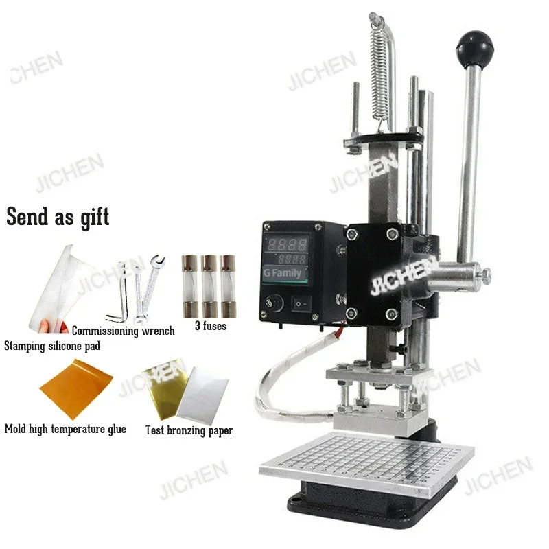 HV NHeat Press Máquina de estampación en caliente Máquina de bronceado manual Branding EmbossingNuevo, enviado directamente a estrenar, Shippe