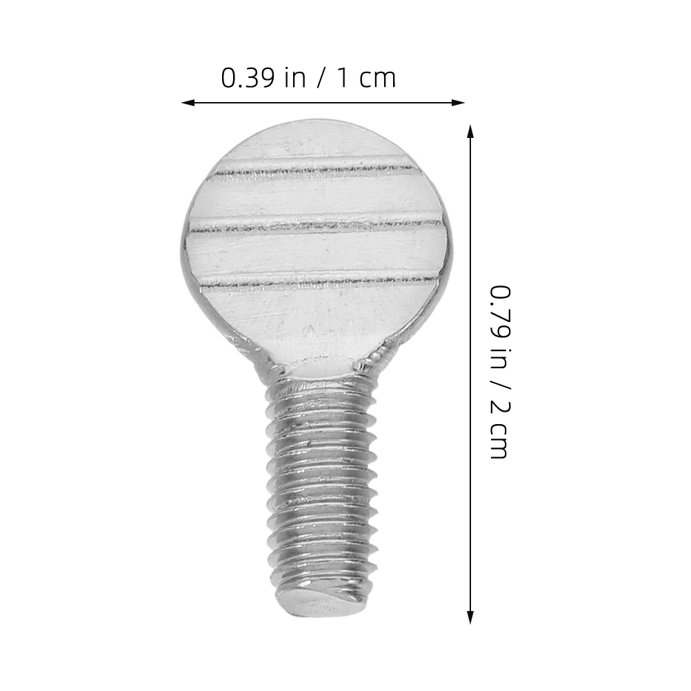 12pcs Stainless Steel Thumb Screws Rotisserie Fork Screws Air Fryer Rotating Racket Replacement Kitchen Oven Grill Parts