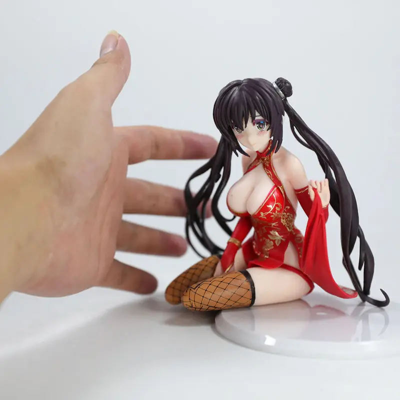 

Фигурка Мукури Матсузаки Курэхито в стиле аниме Фуюцуки Матсури в костюме чонсам для декора приборной панели автомобиля и рабочего стола для фанатов аниме, в цветной коробке