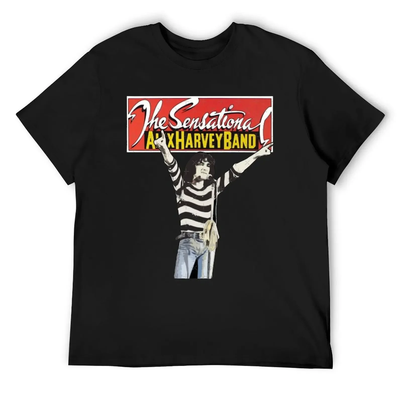 The Sensational Alex Harvey Band T-Shirt graphic t shirt vintage graphic t shirts mens tall t shirts