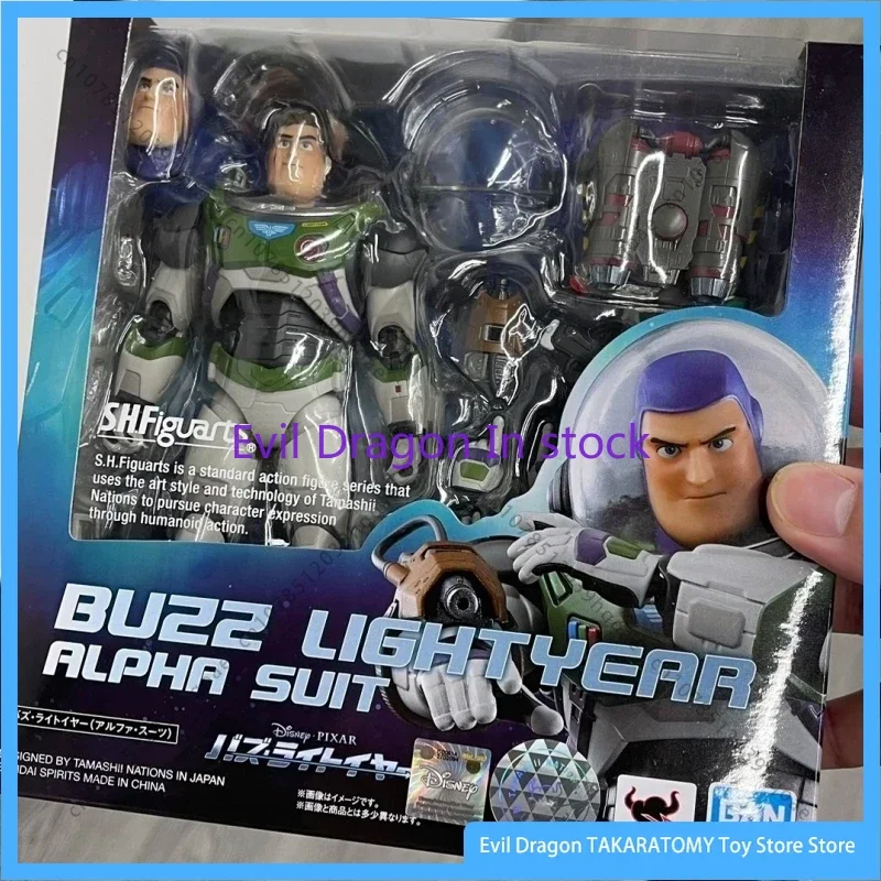 In Stock Bandai Shfiguarts Original Buzz Lightyear Alpha Set Toy Story Collectible Model Action Figure Anime Christmas Gift Toy