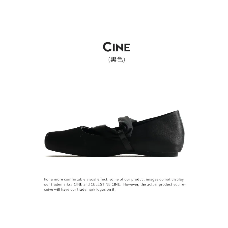 Baotou Half Slippers Women Summer Outside Wear French Square Toe Single Shoes Breathable Mary Jane Shoes view 2