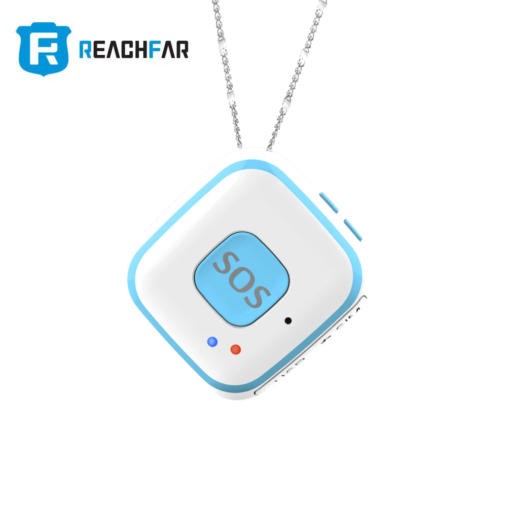 Mini Personal GPS tracker Locator with Fall Alert SOS Call for Kids Elderly Patients Anti Lost