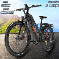 Lankeleisi MX600 Electric Bicycle 500W Motor 48V 20AH Hydraulic Brake Mountain Electric Bike 27.5 Inch Tire City Commuting Ebike