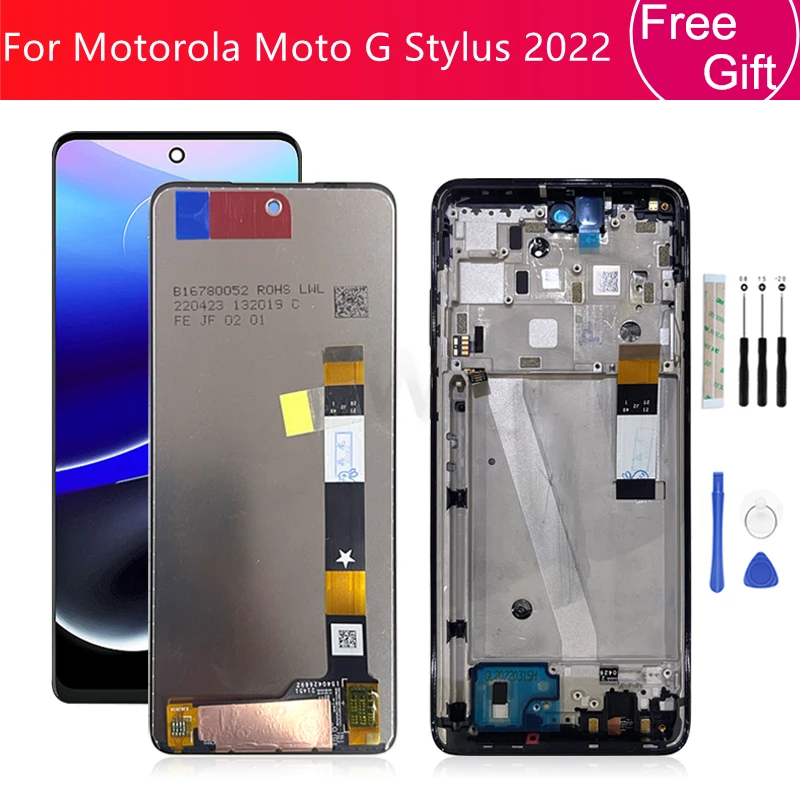 For Motorola Moto G Stylus 2022 LCD Display Touch Screen Digitizer Assembly For Moto G Stylus 2022 5g Screen Replacement Parts