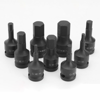 1pc 60mm Length 1/2'' Drive Electric Drill Socket Adapter Impact Hex Screwdriver Bit Hexagon Wrench H4 H5 H8 H10 H12 H14 H17 H19