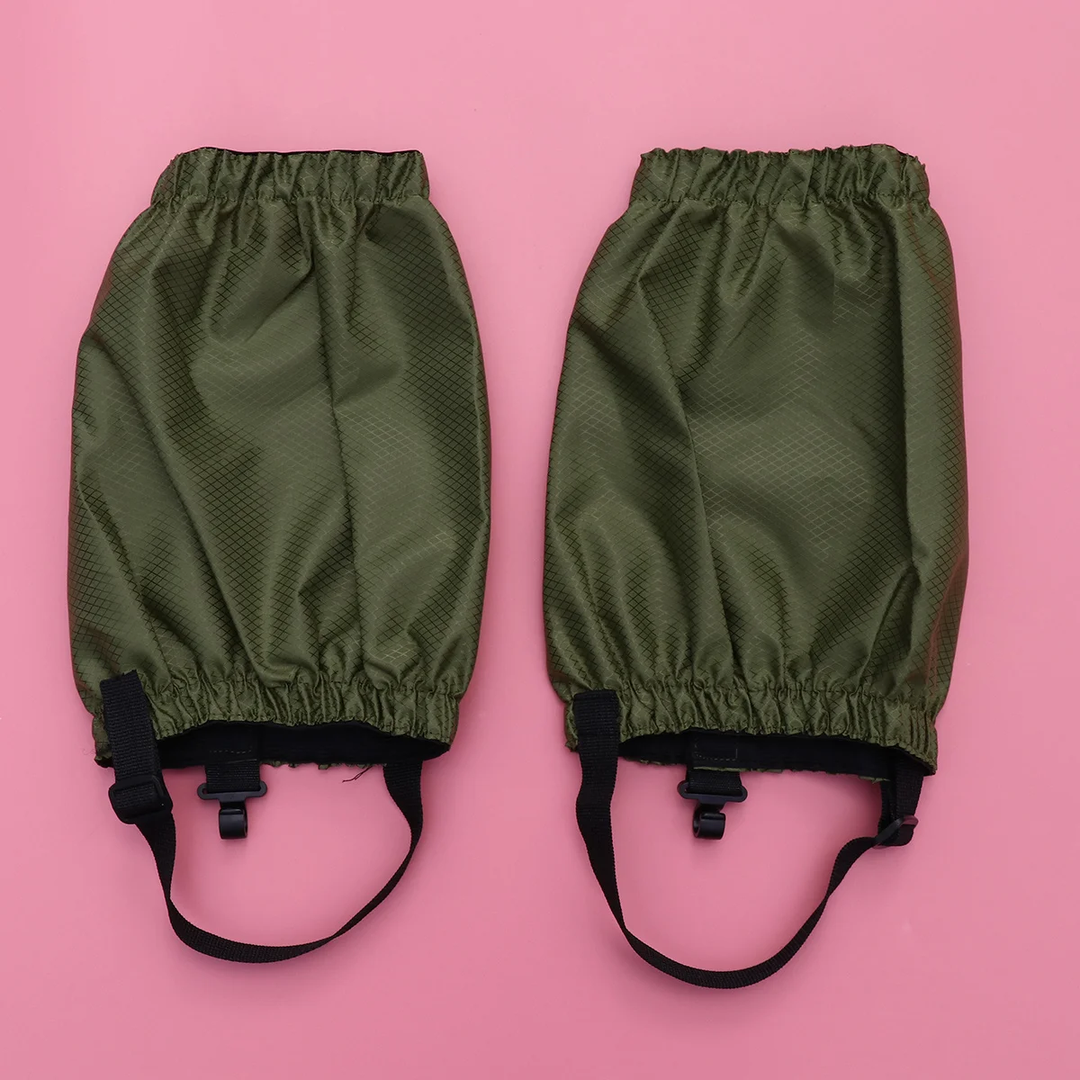 Treliça ao ar livre neve tornozelo polainas verde do exército leve ajustável caminhadas pé cobre para escalada de montanha aventura